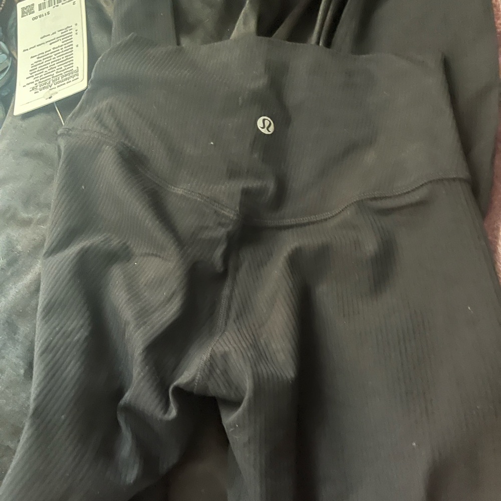 Lululemon Ribbed Black leggings